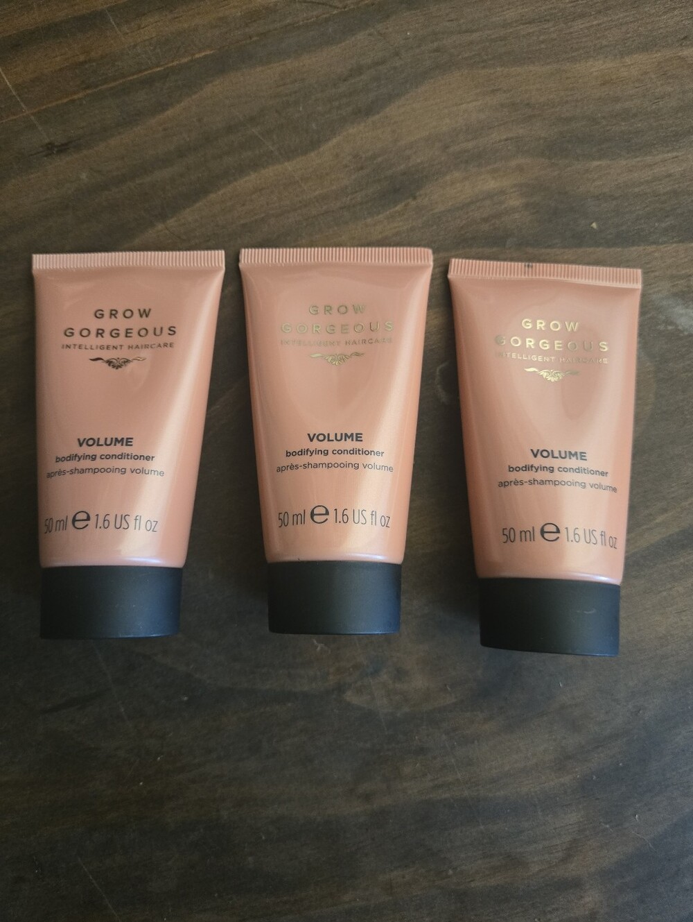 Set Of 3 Grow Gorgeous Volume Bodifying Conditioner